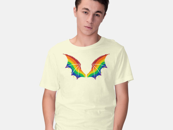 Rainbow Pride Bat Wings