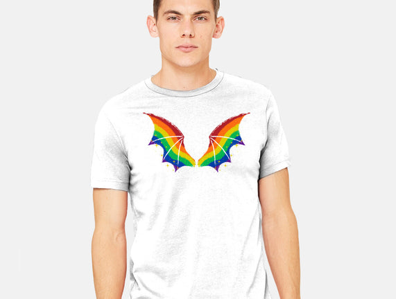 Rainbow Pride Bat Wings