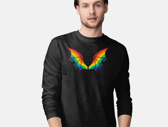 Rainbow Pride Bat Wings
