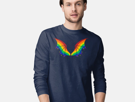Rainbow Pride Bat Wings