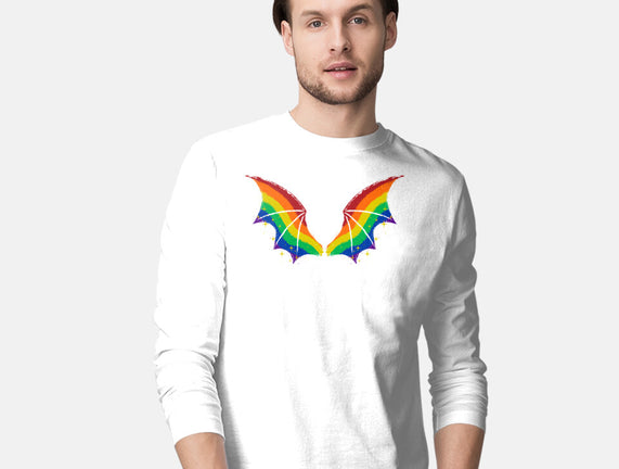 Rainbow Pride Bat Wings