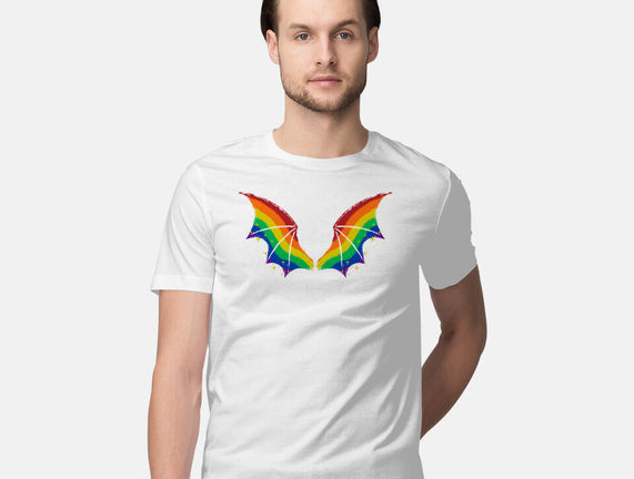 Rainbow Pride Bat Wings