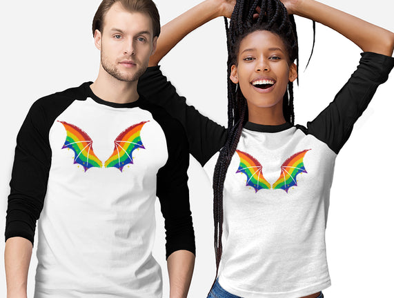 Rainbow Pride Bat Wings