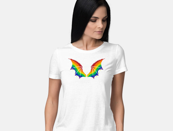 Rainbow Pride Bat Wings