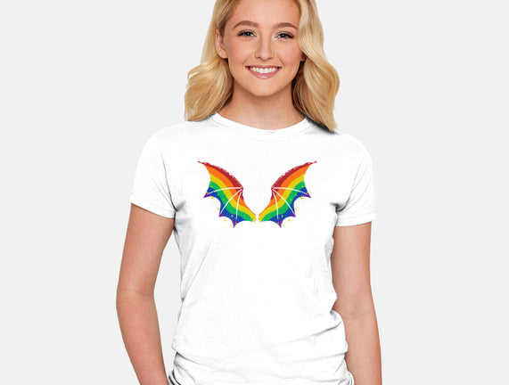 Rainbow Pride Bat Wings