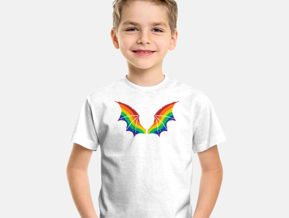 Rainbow Pride Bat Wings