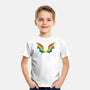 Rainbow Pride Bat Wings-Youth-Basic-Tee-xMorfina