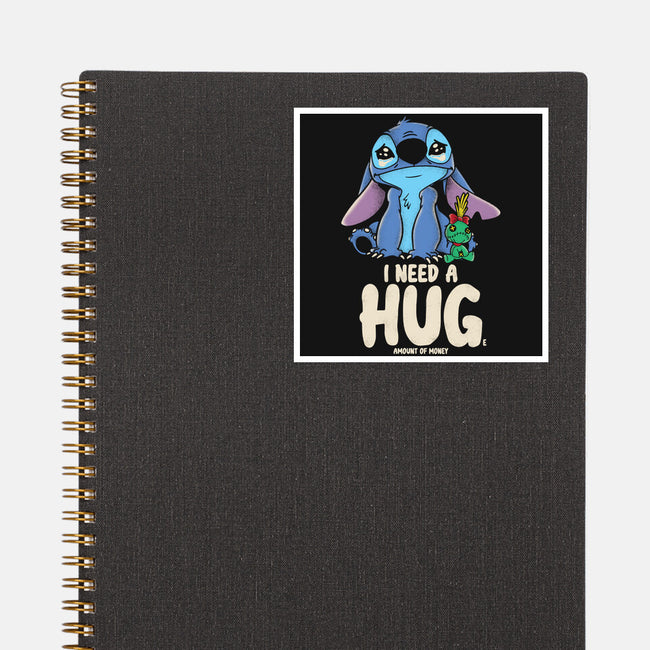 I Need Hug-None-Glossy-Sticker-turborat14