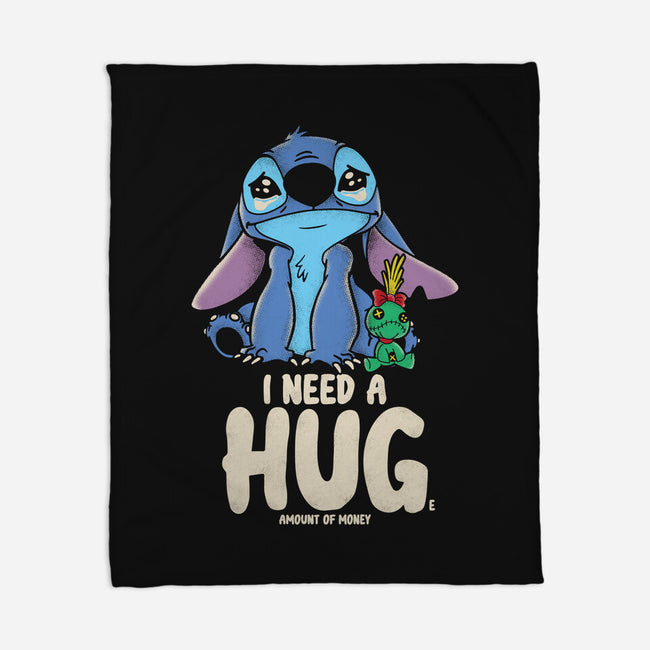 I Need Hug-None-Fleece-Blanket-turborat14
