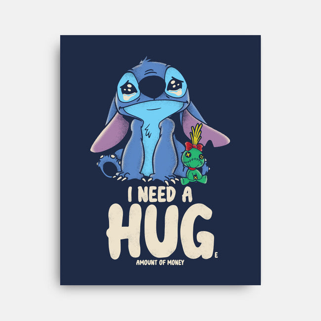 I Need Hug-None-Stretched-Canvas-turborat14