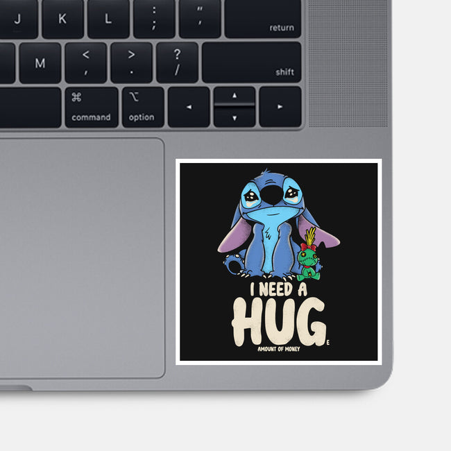 I Need Hug-None-Glossy-Sticker-turborat14