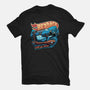 Bedrock Racing-Womens-Fitted-Tee-glitchygorilla