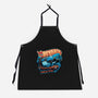 Bedrock Racing-Unisex-Kitchen-Apron-glitchygorilla