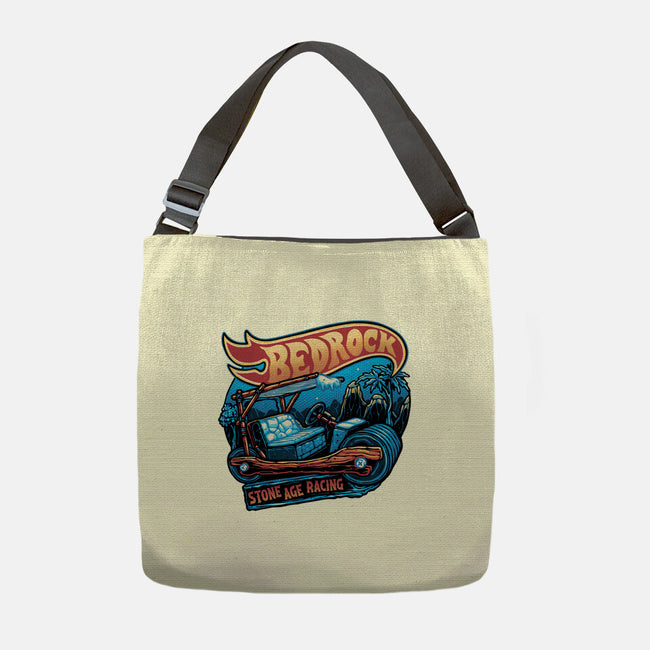 Bedrock Racing-None-Adjustable Tote-Bag-glitchygorilla