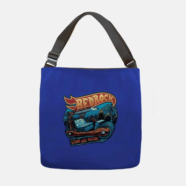 Bedrock Racing-None-Adjustable Tote-Bag-glitchygorilla