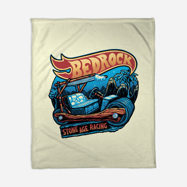Bedrock Racing-None-Fleece-Blanket-glitchygorilla