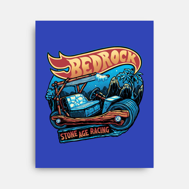 Bedrock Racing-None-Stretched-Canvas-glitchygorilla