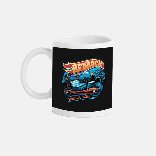 Bedrock Racing-None-Mug-Drinkware-glitchygorilla
