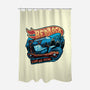 Bedrock Racing-None-Polyester-Shower Curtain-glitchygorilla