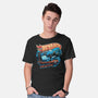 Bedrock Racing-Mens-Basic-Tee-glitchygorilla