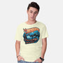 Bedrock Racing-Mens-Basic-Tee-glitchygorilla