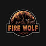 Wrath Of The Fire Wolf-Mens-Long Sleeved-Tee-glitchygorilla