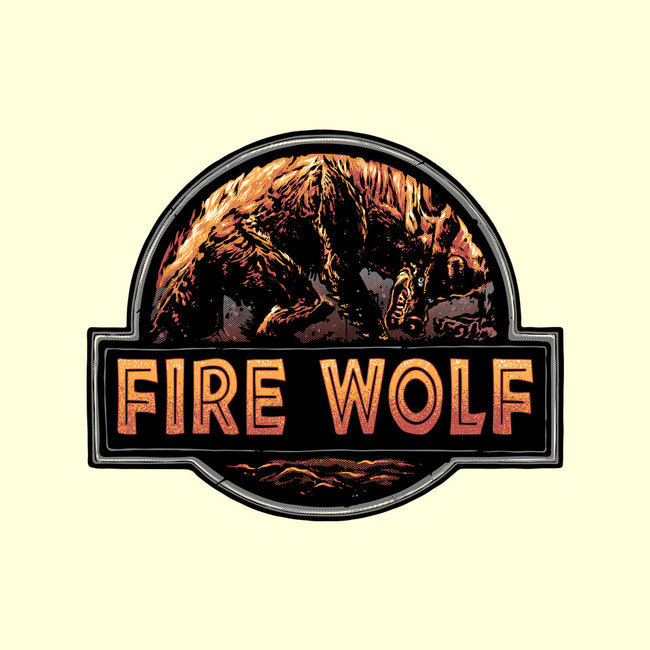 Wrath Of The Fire Wolf-Unisex-Kitchen-Apron-glitchygorilla