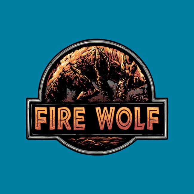 Wrath Of The Fire Wolf-None-Glossy-Sticker-glitchygorilla