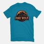 Wrath Of The Fire Wolf-Mens-Heavyweight-Tee-glitchygorilla