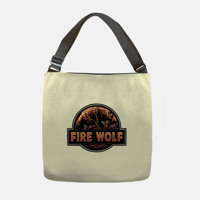 Wrath Of The Fire Wolf-None-Adjustable Tote-Bag-glitchygorilla