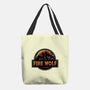 Wrath Of The Fire Wolf-None-Basic Tote-Bag-glitchygorilla