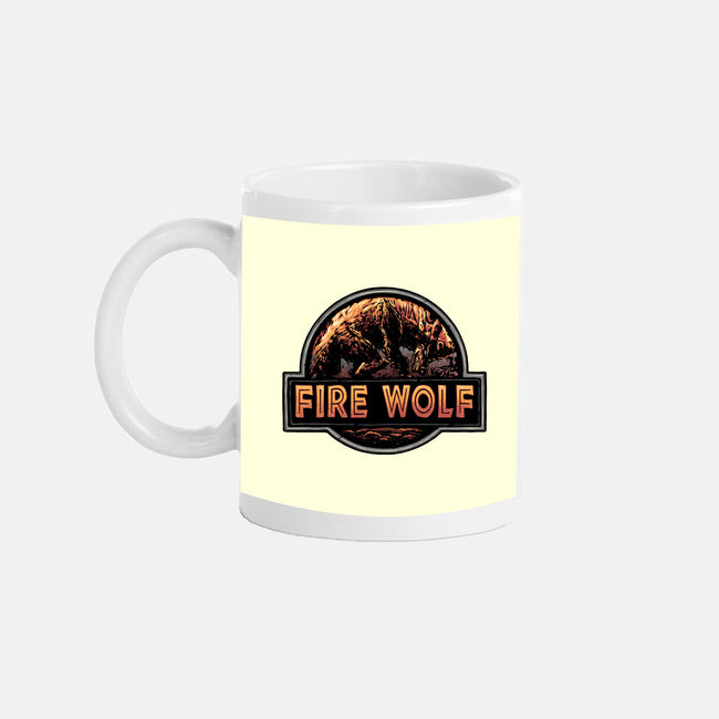 Wrath Of The Fire Wolf-None-Mug-Drinkware-glitchygorilla