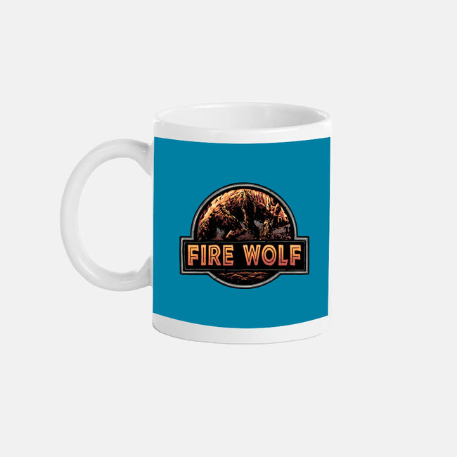 Wrath Of The Fire Wolf-None-Mug-Drinkware-glitchygorilla