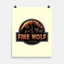 Wrath Of The Fire Wolf-None-Matte-Poster-glitchygorilla