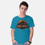 Wrath Of The Fire Wolf-Mens-Basic-Tee-glitchygorilla
