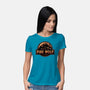 Wrath Of The Fire Wolf-Womens-Basic-Tee-glitchygorilla