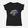 Too Slow-Womens-V-Neck-Tee-nickzzarto