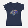 Too Slow-Womens-V-Neck-Tee-nickzzarto