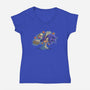 Too Slow-Womens-V-Neck-Tee-nickzzarto
