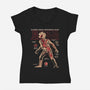 Fungal Anatomical Study-Womens-V-Neck-Tee-Diego Gurgell