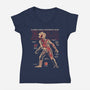 Fungal Anatomical Study-Womens-V-Neck-Tee-Diego Gurgell