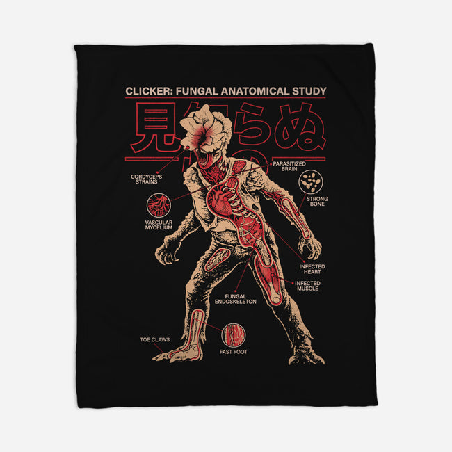 Fungal Anatomical Study-None-Fleece-Blanket-Diego Gurgell
