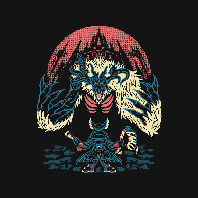 The Hunter And The Beast-Womens-Racerback-Tank-Henrique Torres
