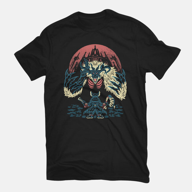 The Hunter And The Beast-Mens-Premium-Tee-Henrique Torres