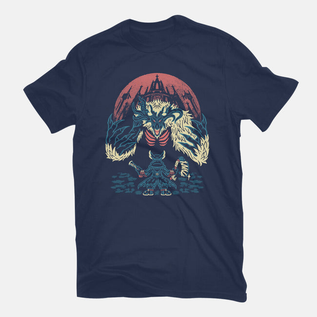 The Hunter And The Beast-Mens-Premium-Tee-Henrique Torres