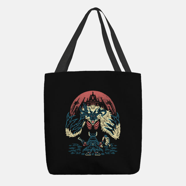 The Hunter And The Beast-None-Basic Tote-Bag-Henrique Torres