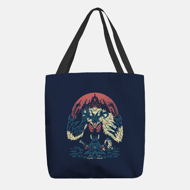 The Hunter And The Beast-None-Basic Tote-Bag-Henrique Torres