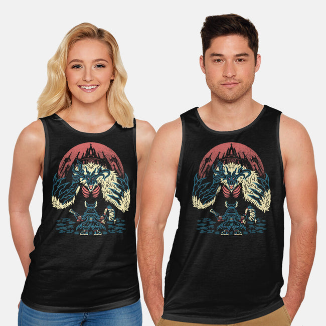 The Hunter And The Beast-Unisex-Basic-Tank-Henrique Torres