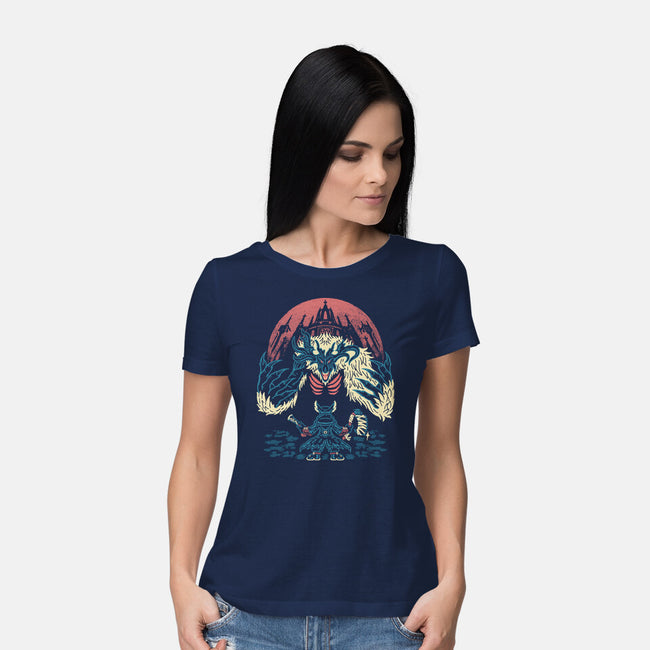 The Hunter And The Beast-Womens-Basic-Tee-Henrique Torres