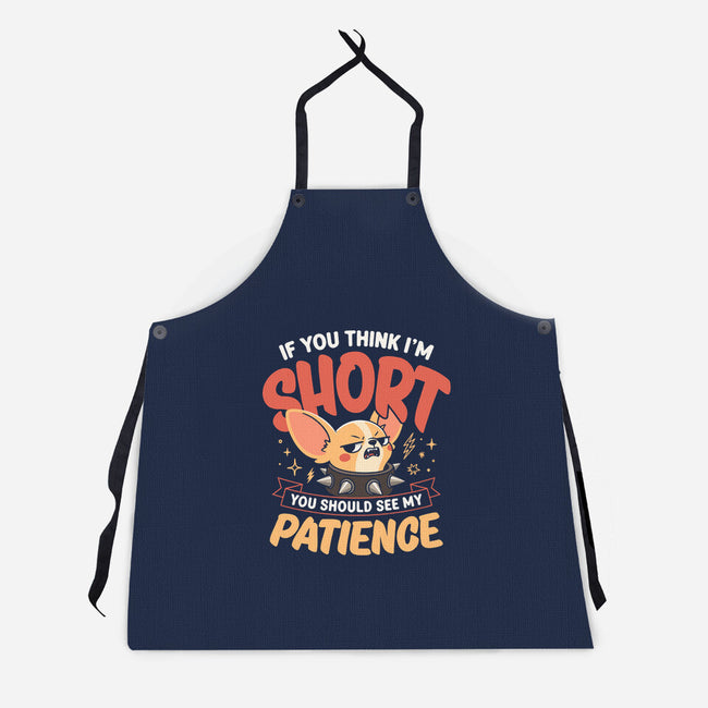 Short Patience-Unisex-Kitchen-Apron-Popnotic